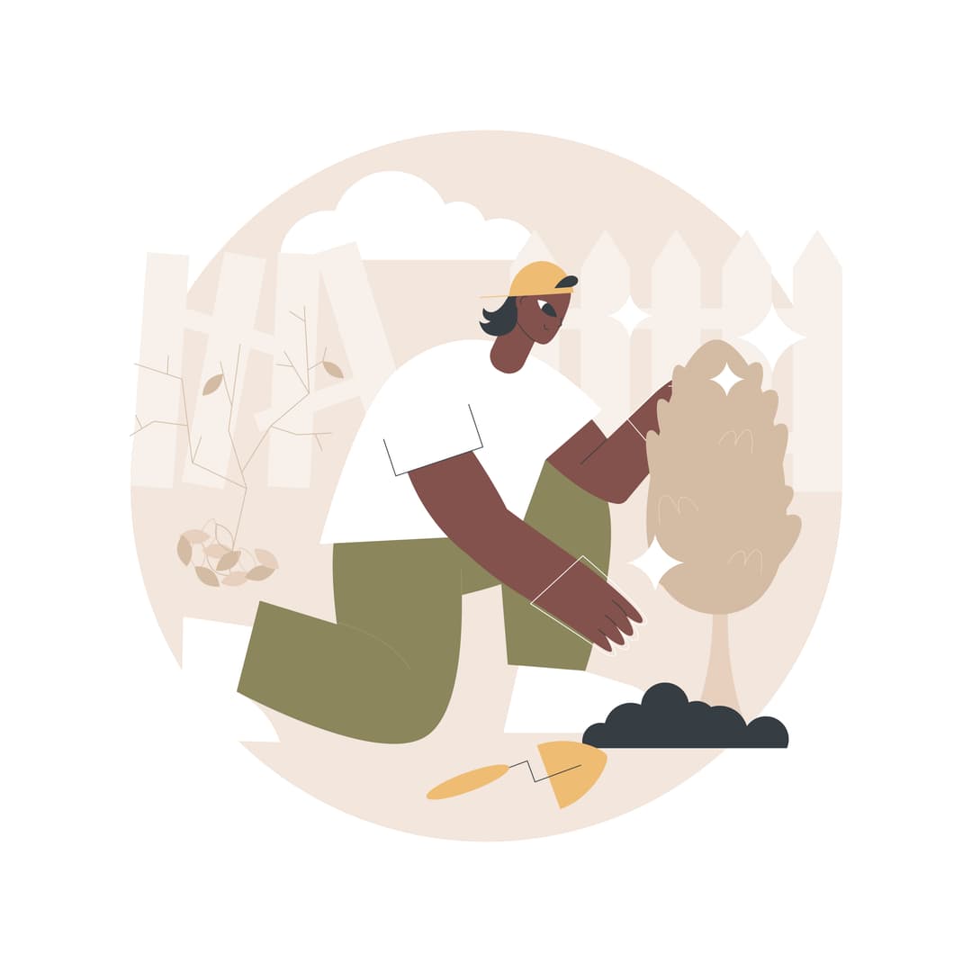 Purchasing clerk working in the field